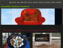 Tablet Screenshot of beautifulchickens.net